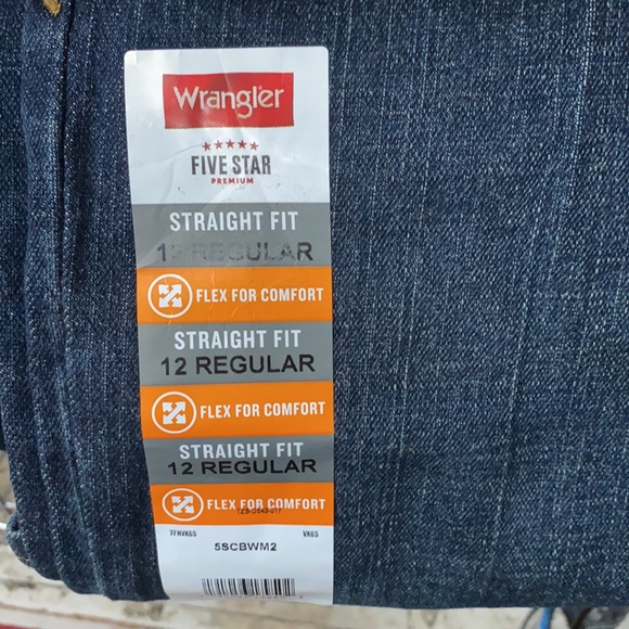 Wrangler jeans size 12 regular straight - Picture 3 of 4
